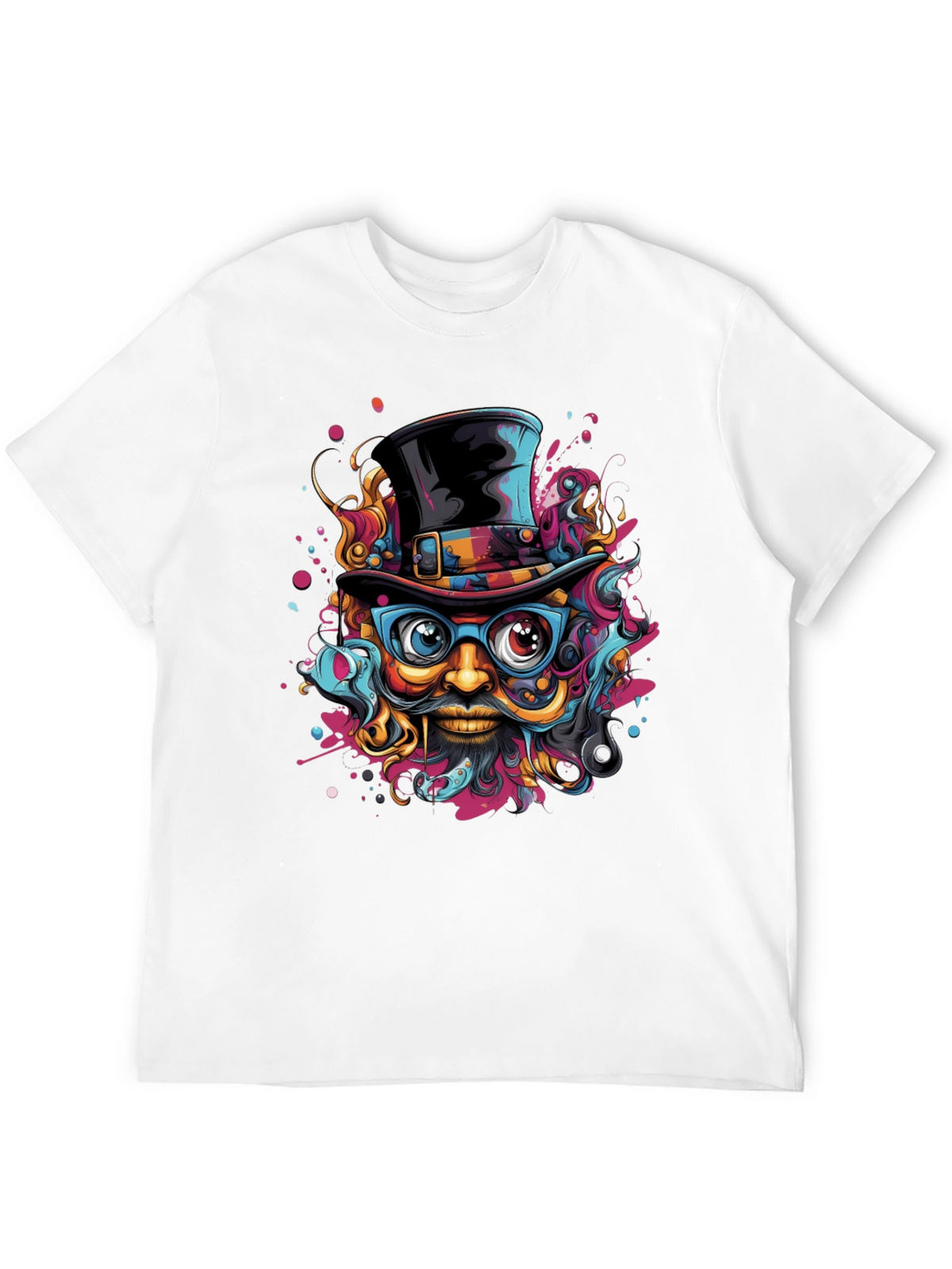 Funky Top Hat Graphic Tee