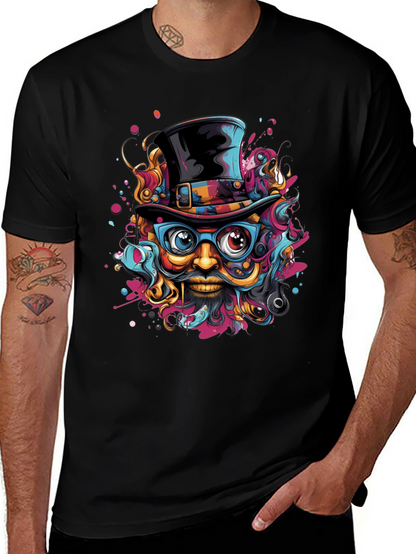 Funky Top Hat Graphic Tee