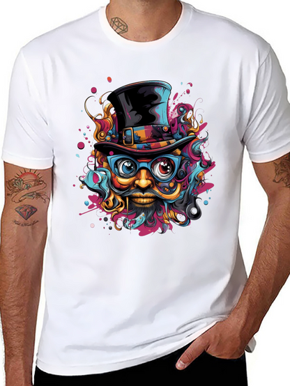 Funky Top Hat Graphic Tee