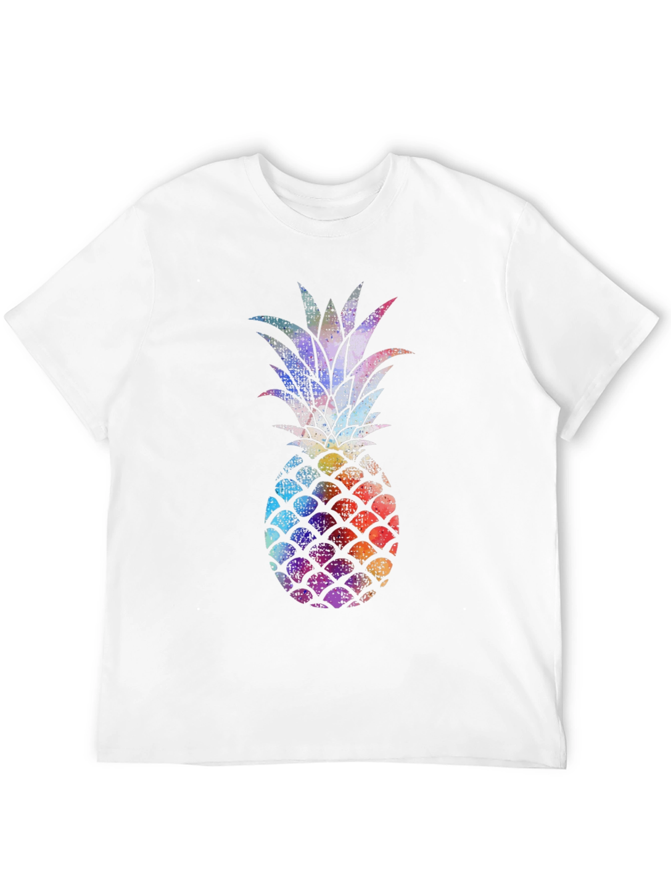 Colorful Pineapple Graphic T-Shirt