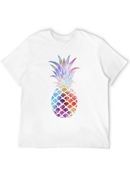 Colorful Pineapple Graphic T-Shirt