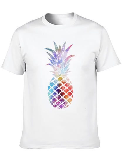 Colorful Pineapple Graphic T-Shirt