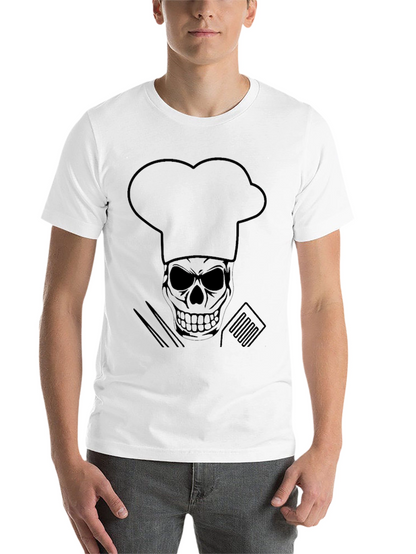 Chef Skull T-Shirt - Culinary Skeleton Tee