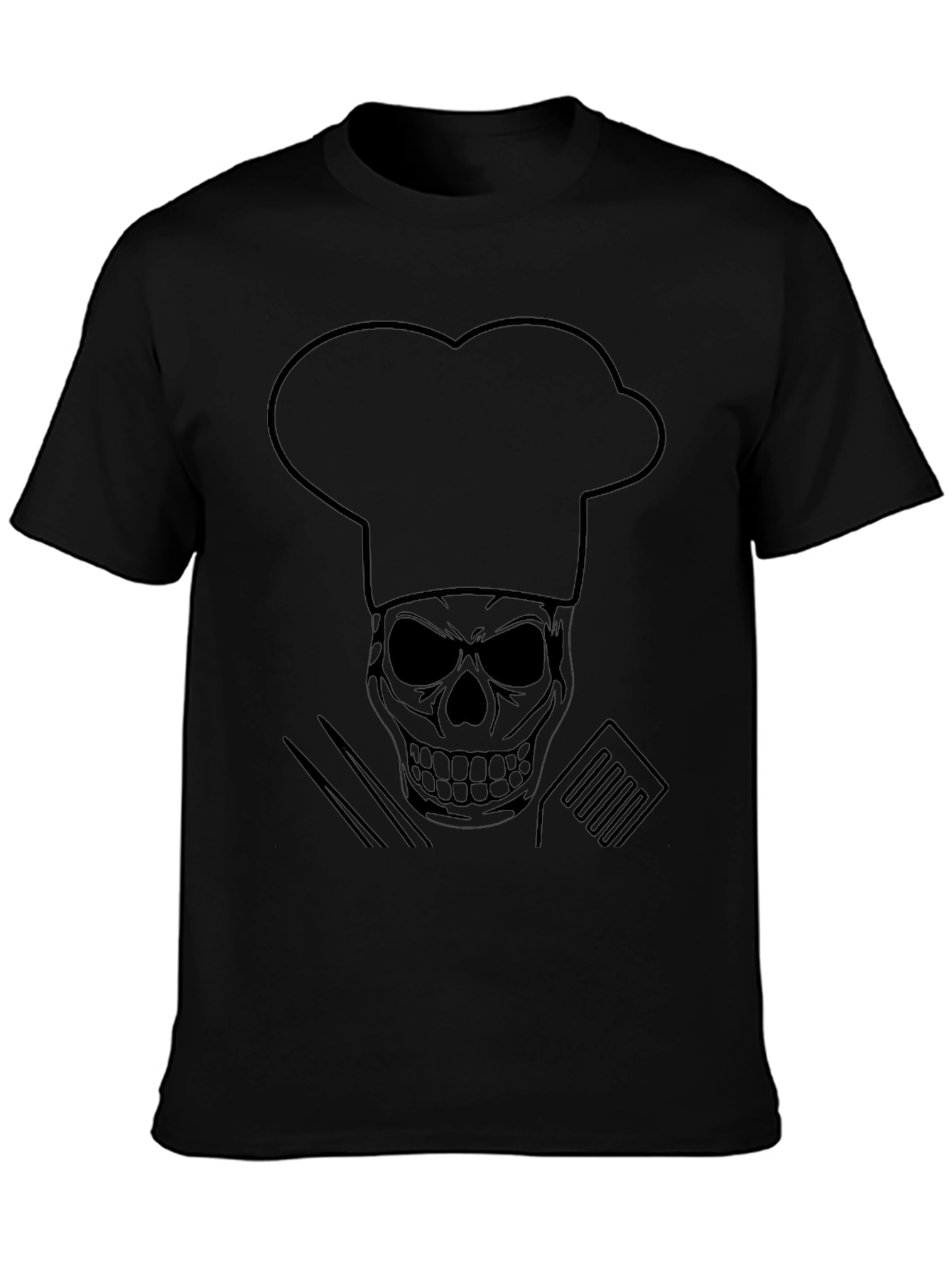Chef Skull T-Shirt - Culinary Skeleton Tee
