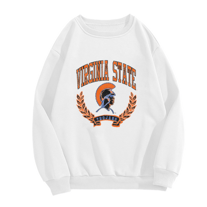 Vintage Virginia State Trojans HBCU Spirit Crewneck Sweatshirt