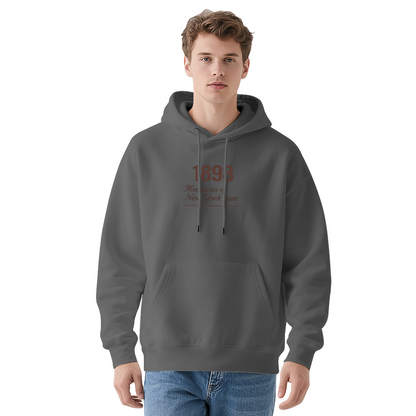 Minimal Retro 1893 New York State Memory Hoodie