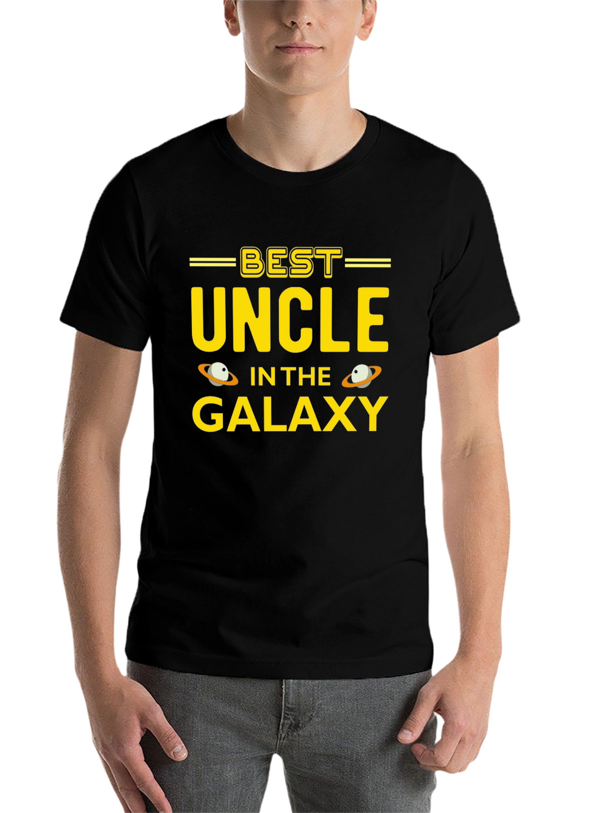 Best Uncle in the Galaxy T-Shirt - Unique Gift!
