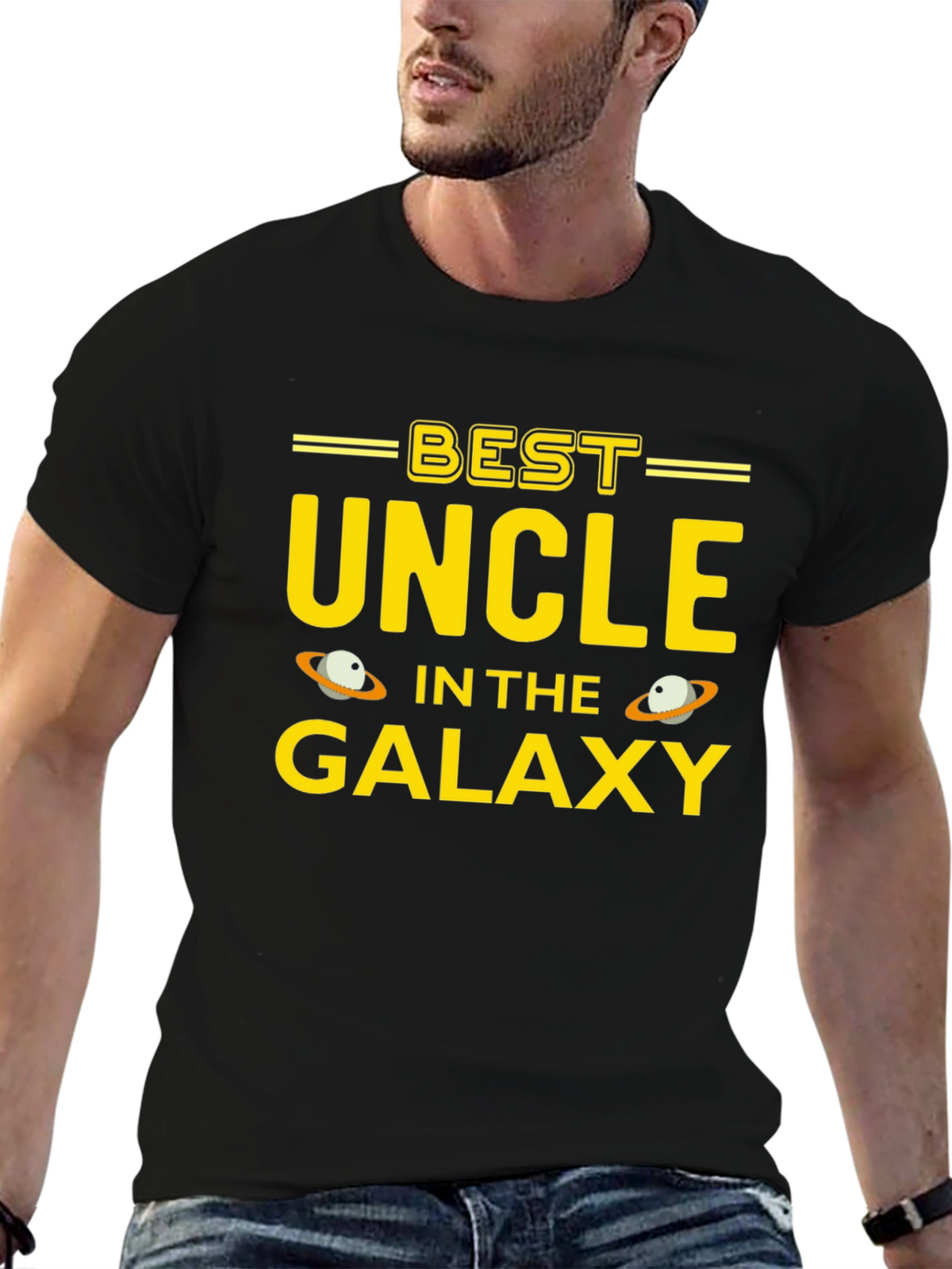 Best Uncle in the Galaxy T-Shirt - Unique Gift!