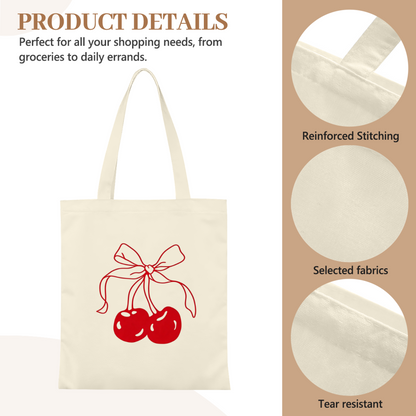 Vintage Lamb Bible Verse Faith Canvas Bag | Christian Large Capacity Daily Tote