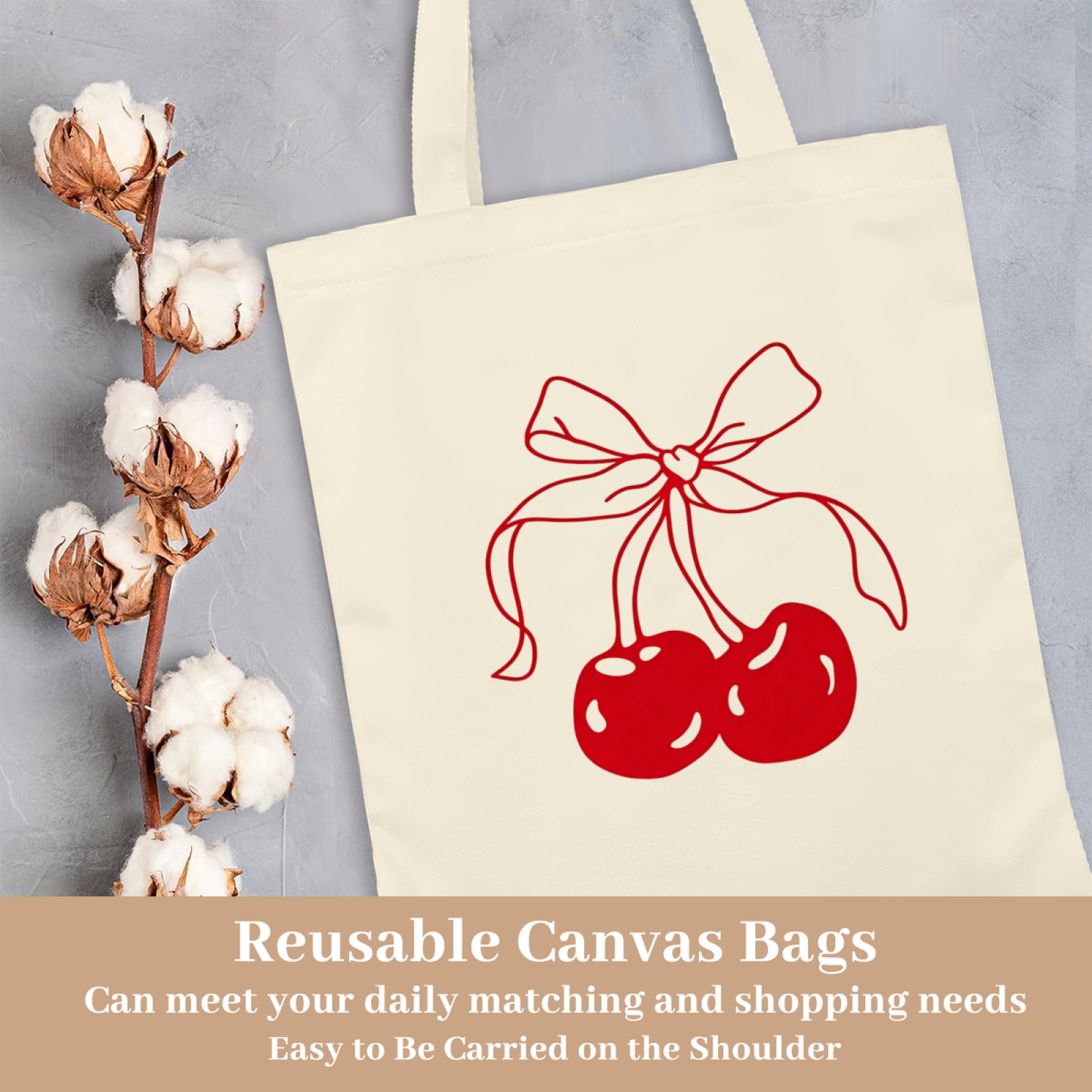 Vintage Lamb Bible Verse Faith Canvas Bag | Christian Large Capacity Daily Tote