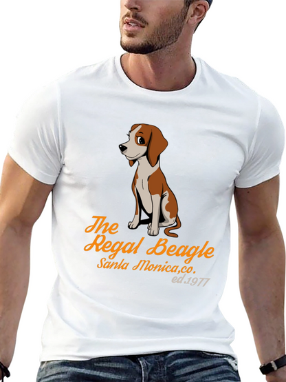 Regal Beagle Graphic Tee - Santa Monica Est. 1977