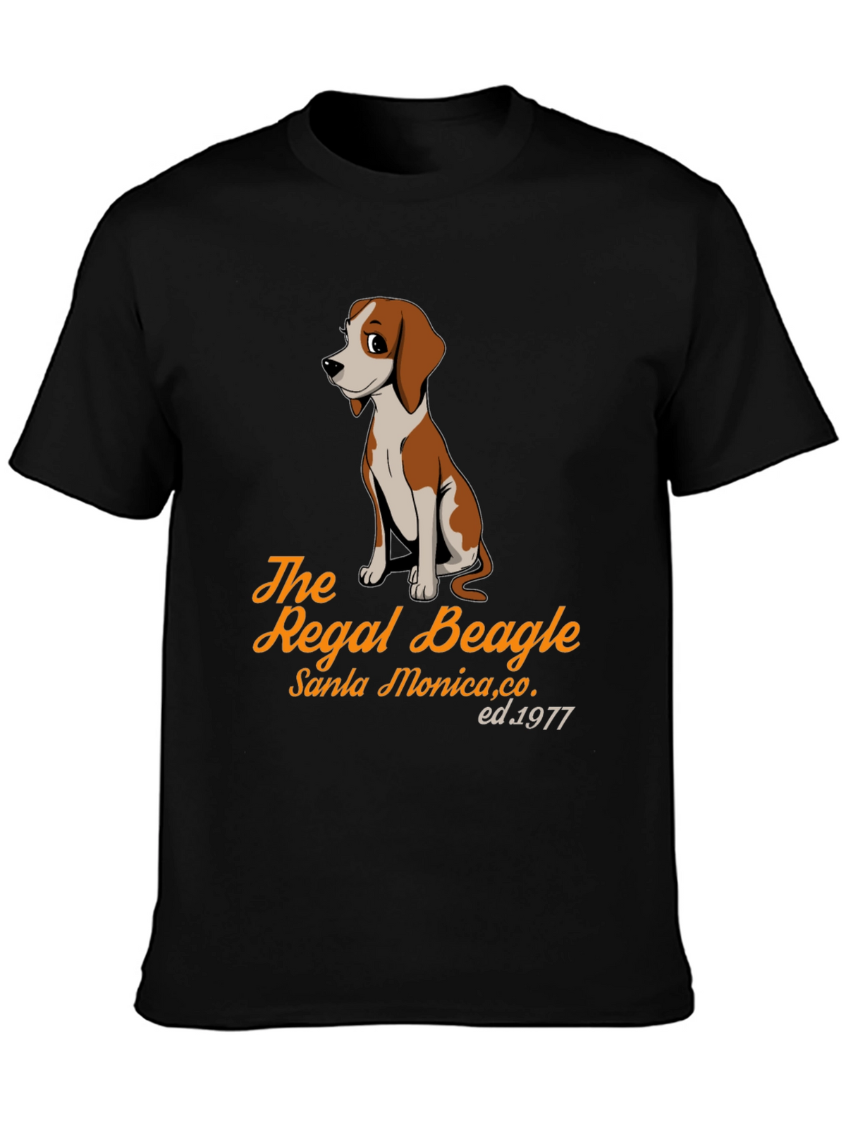 Regal Beagle Graphic Tee - Santa Monica Est. 1977