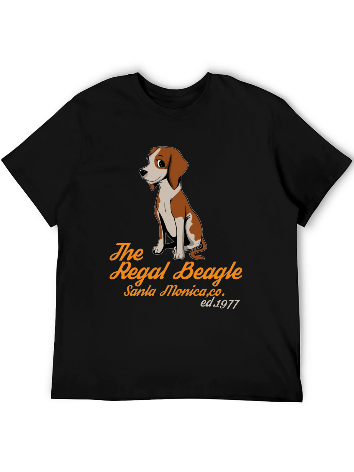 Regal Beagle Graphic Tee - Santa Monica Est. 1977