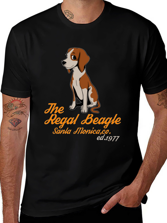 Regal Beagle Graphic Tee - Santa Monica Est. 1977