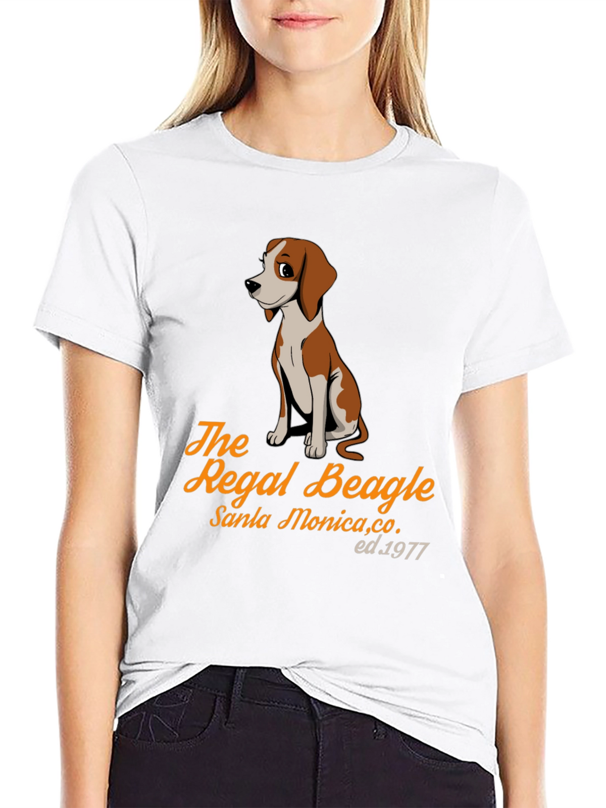 Regal Beagle Graphic Tee - Santa Monica Est. 1977