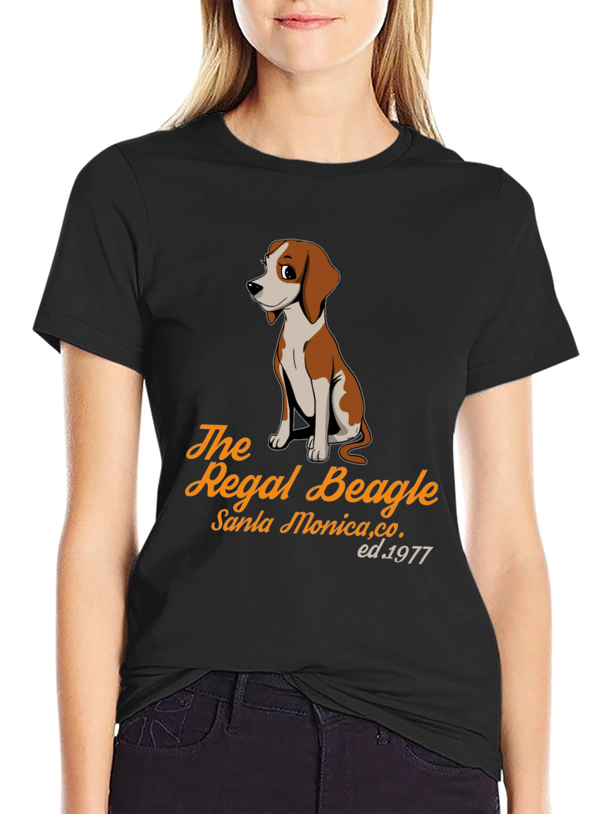 Regal Beagle Graphic Tee - Santa Monica Est. 1977