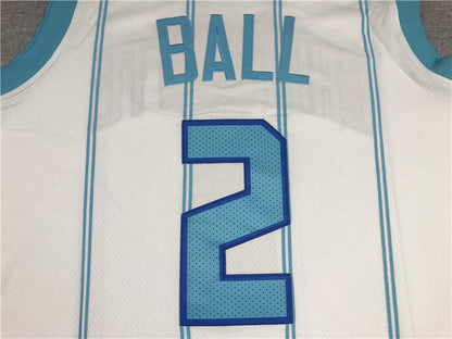 Men's Charlotte Hornets #2 LaMelo Ball White 2020-21 swingman Jerseys