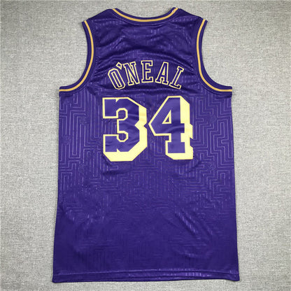 Men's Los Angeles Lakers Shaquille O'Neal Hardwood Classics Swingman Jerseys