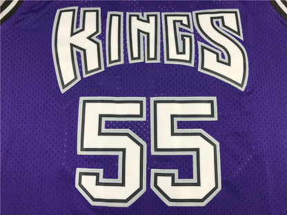 Men's Sacramento Kings Jason Williams Purple Hardwood Classics Swingman Jerseys