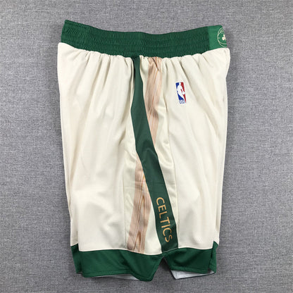 Men's Boston Celtics White 2023/24 Swingman City Edition Shorts1