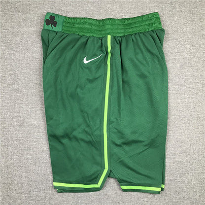 Men's Boston Celtics Green Basketball Retro Shorts1