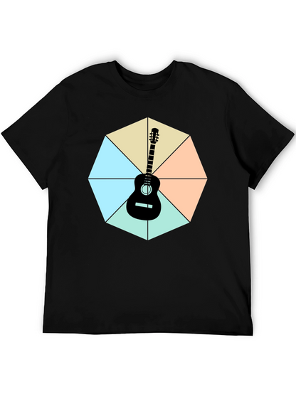 Guitar Geometric Graphic Tee