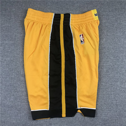 Men's Miami Heat Yellow 2020/21 Earned Edition Basketball Shorts1