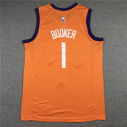 Men's Phoenix Suns Devin Booker Orange 2019/20 Fast Break Replica Player Jerseys