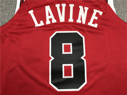 Men's Chicago Bulls Zach LaVine #8 Red Fast Break Player Jerseys