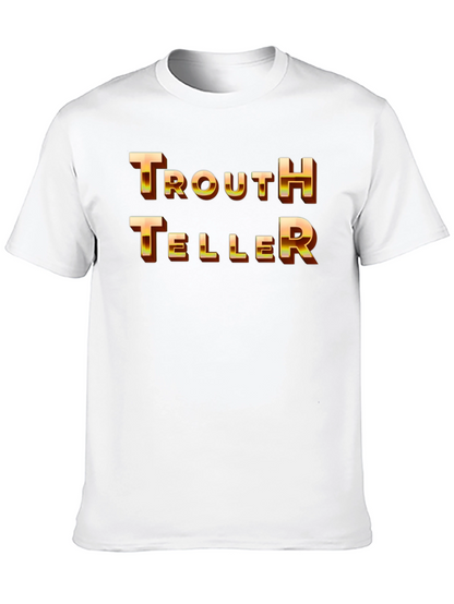 Truth Teller Graphic T-Shirt - Bold Statement Tee