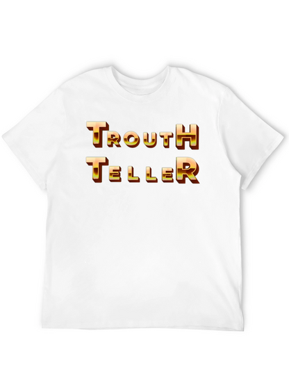 Truth Teller Graphic T-Shirt - Bold Statement Tee