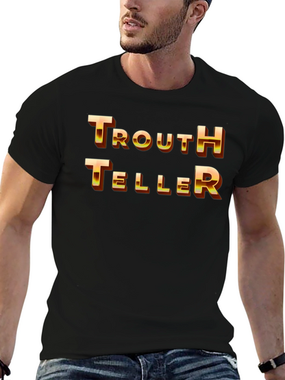 Truth Teller Graphic T-Shirt - Bold Statement Tee