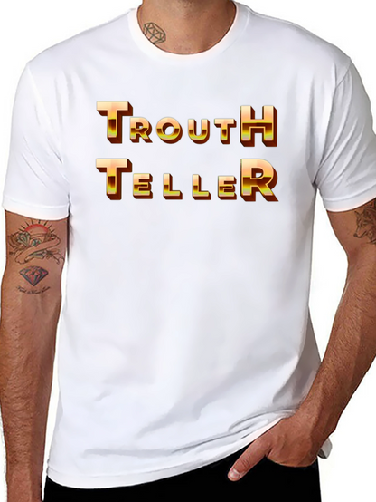 Truth Teller Graphic T-Shirt - Bold Statement Tee