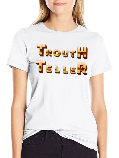Truth Teller Graphic T-Shirt - Bold Statement Tee