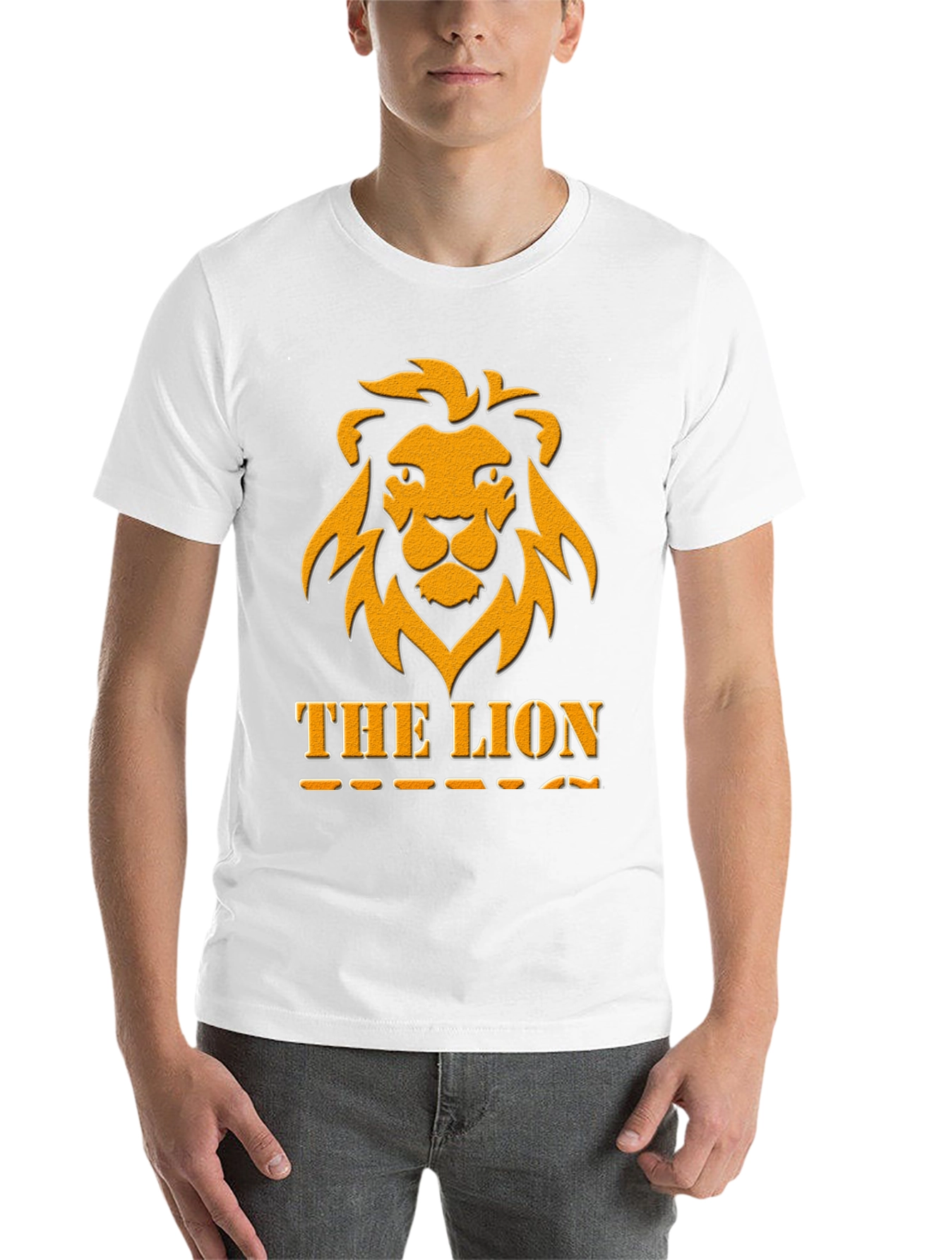 The Lion Graphic Tee - Bold Black T-Shirt