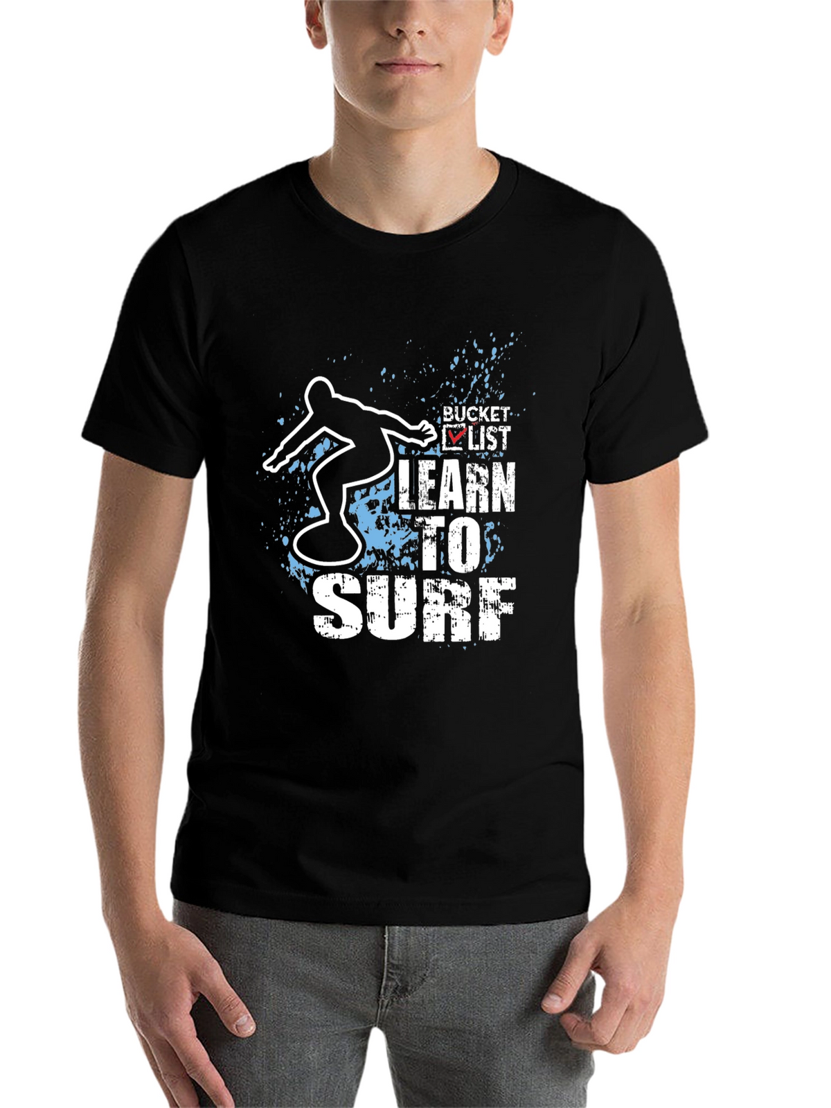 Learn To Surf Bucket List T-Shirt