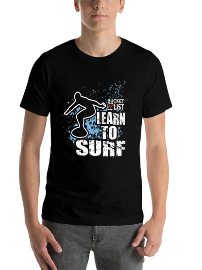 Learn To Surf Bucket List T-Shirt