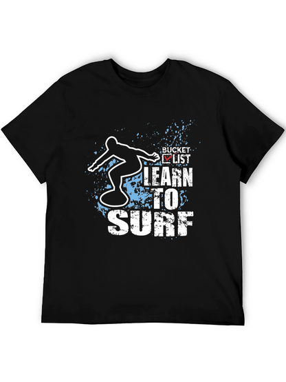Learn To Surf Bucket List T-Shirt