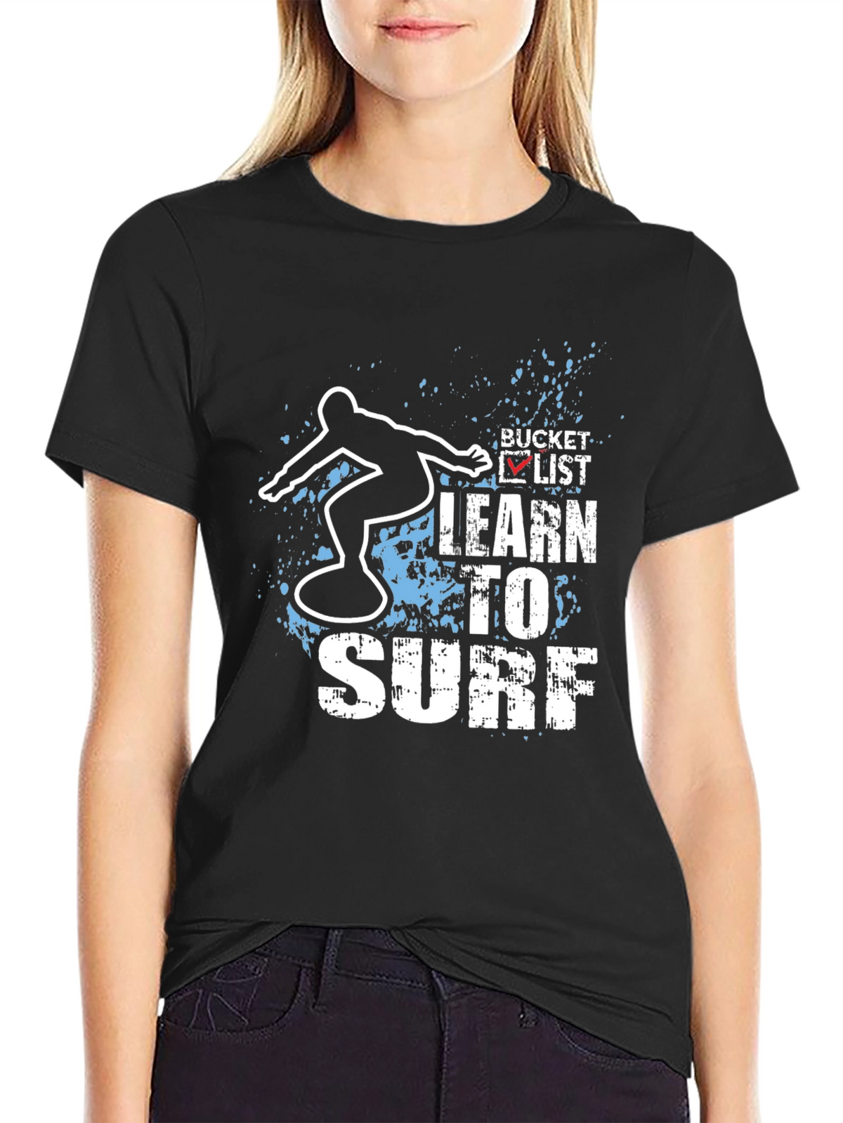 Learn To Surf Bucket List T-Shirt