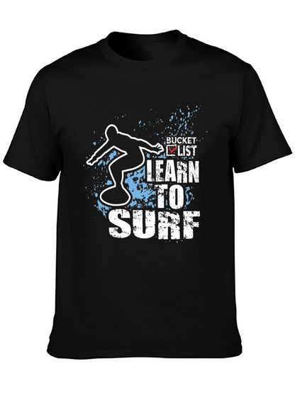 Learn To Surf Bucket List T-Shirt