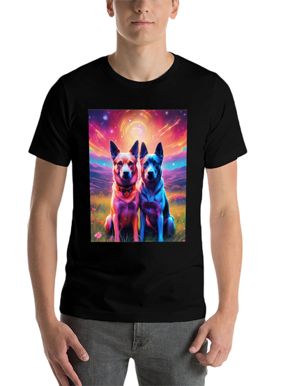 Psychedelic Dog Art T-Shirt
