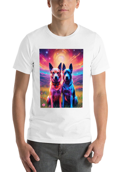 Psychedelic Dog Art T-Shirt