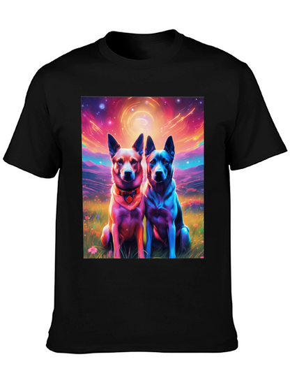 Psychedelic Dog Art T-Shirt