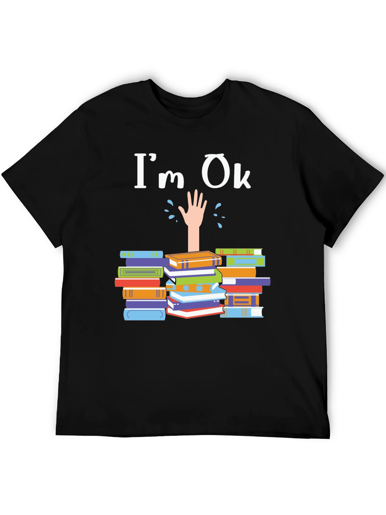 Im Ok Drowning in Books T-Shirt