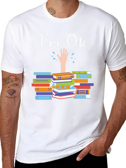 Im Ok Drowning in Books T-Shirt