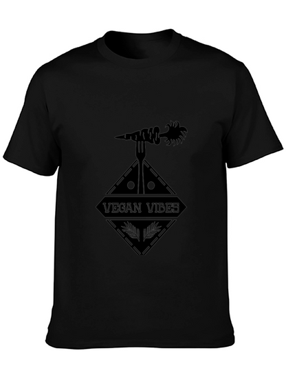 Vegan Vibes Black T-Shirt