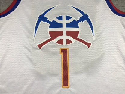 Men's Denver Nuggets Michael Porter Jr. #1 White 2023 Swingman Player Jerseys