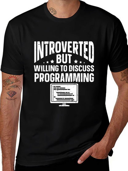 Introverted Programmer T-Shirt