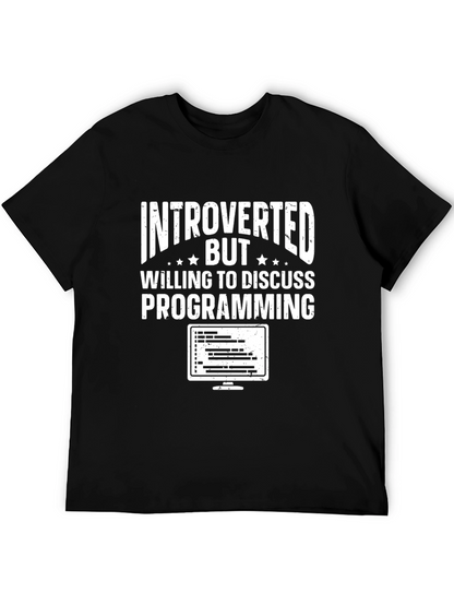 Introverted Programmer T-Shirt