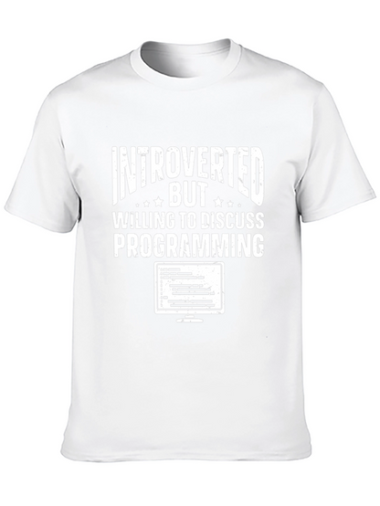 Introverted Programmer T-Shirt